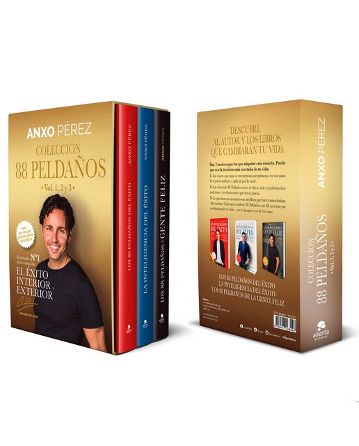 Estuche Colección 88 peldaños de Anxo Pérez - vols. 1, 2 y 3 (Capa mole com abas) 1