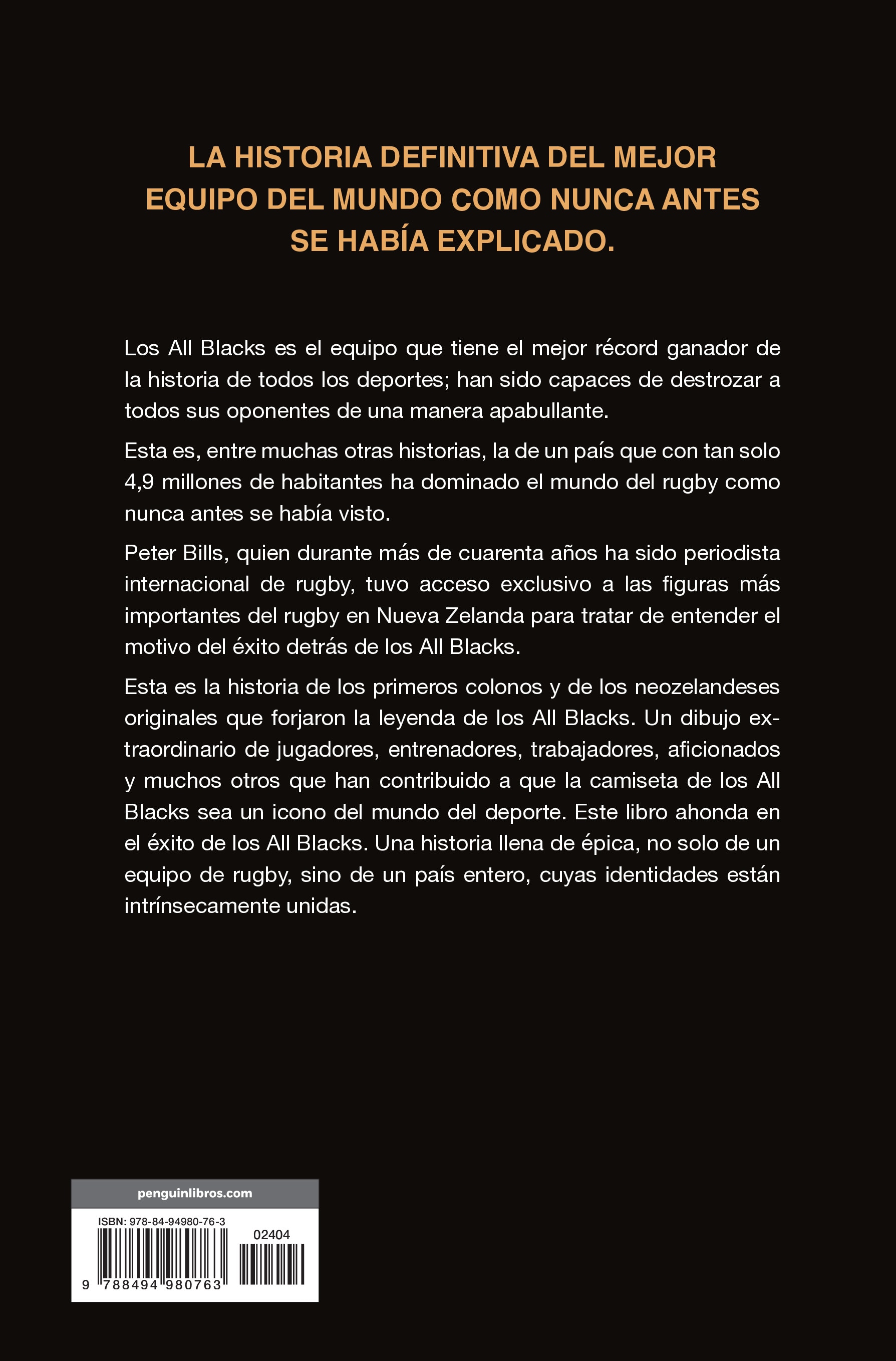 Los All Blacks: Los secretos detrás del mejor equipo del mundo (Capa mole) 2