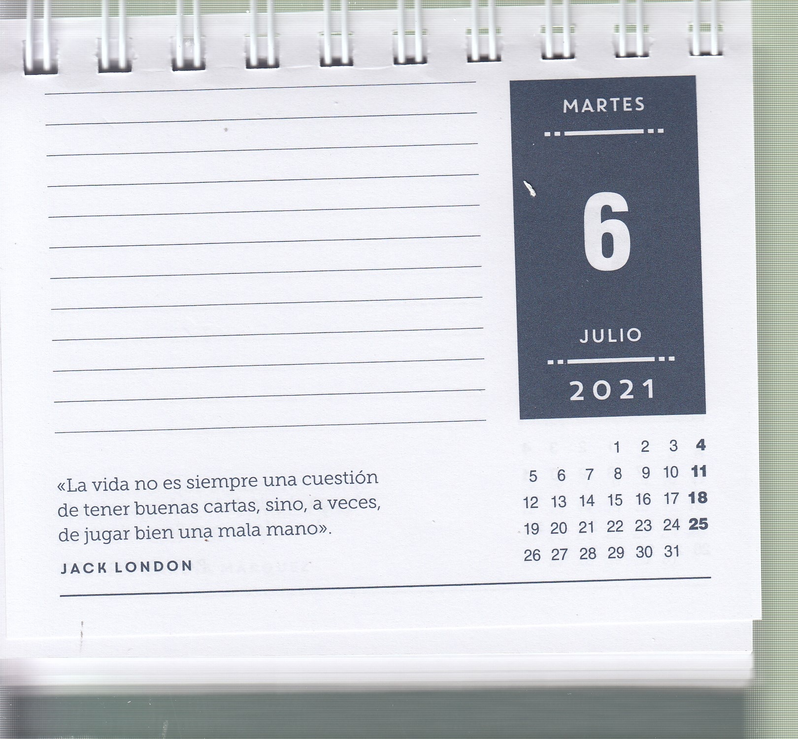 Cada dia sale el sol -2021 3