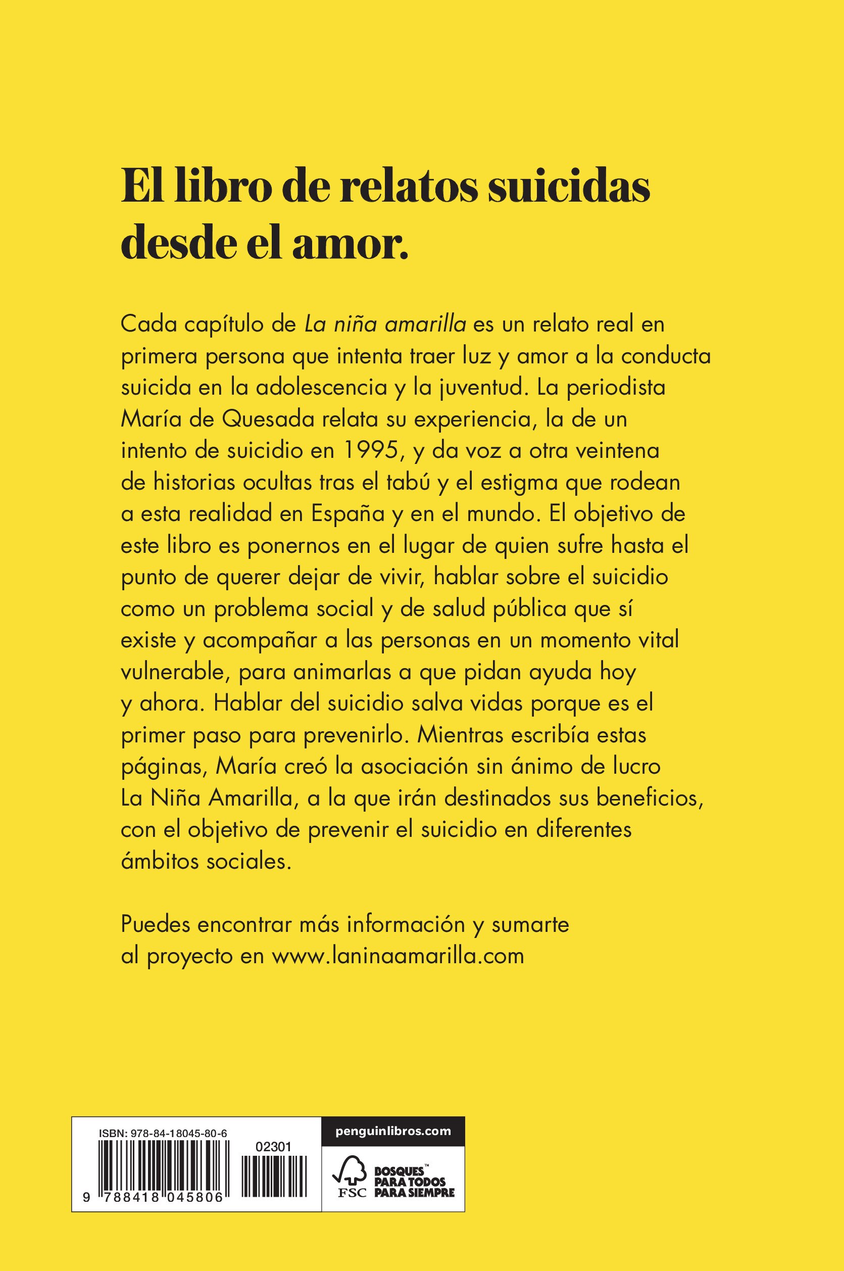 La niña amarilla: El libro de relatos suicidas desde el amor (Capa mole) 2