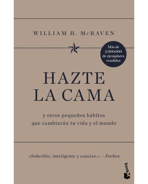 Hazte la cama: y otros pequeños hábitos que cambiarán tu vida y el mundo (Bolsillo) (Tapa blanda) 1