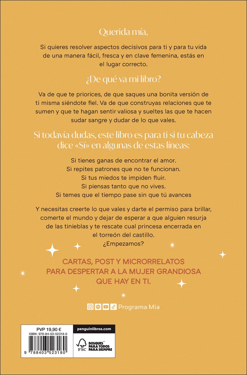 Querida mía: Deja de esperar, despierta la mujer granDiosa que hay en ti y crea la vida y las relaciones que quieres  (Tapa blanda) 2