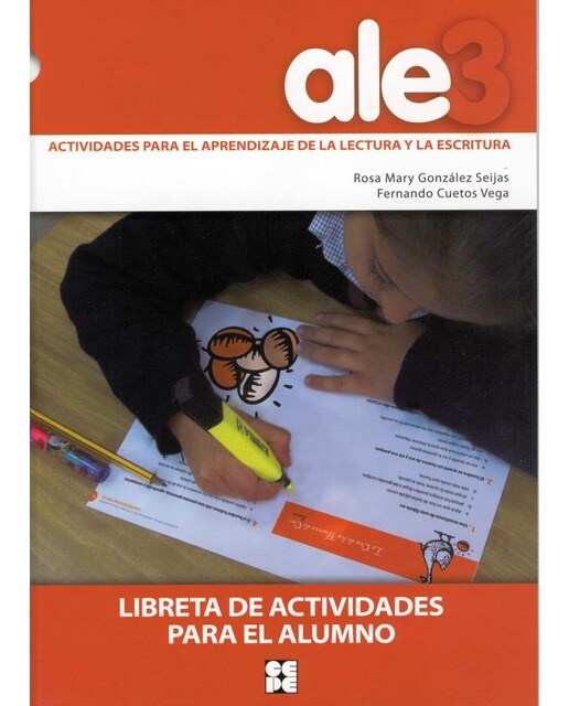 ALE 3. Actividades para el aprendizaje de la lectura y la escritura. Libreta de actividades (Capa mole) 1