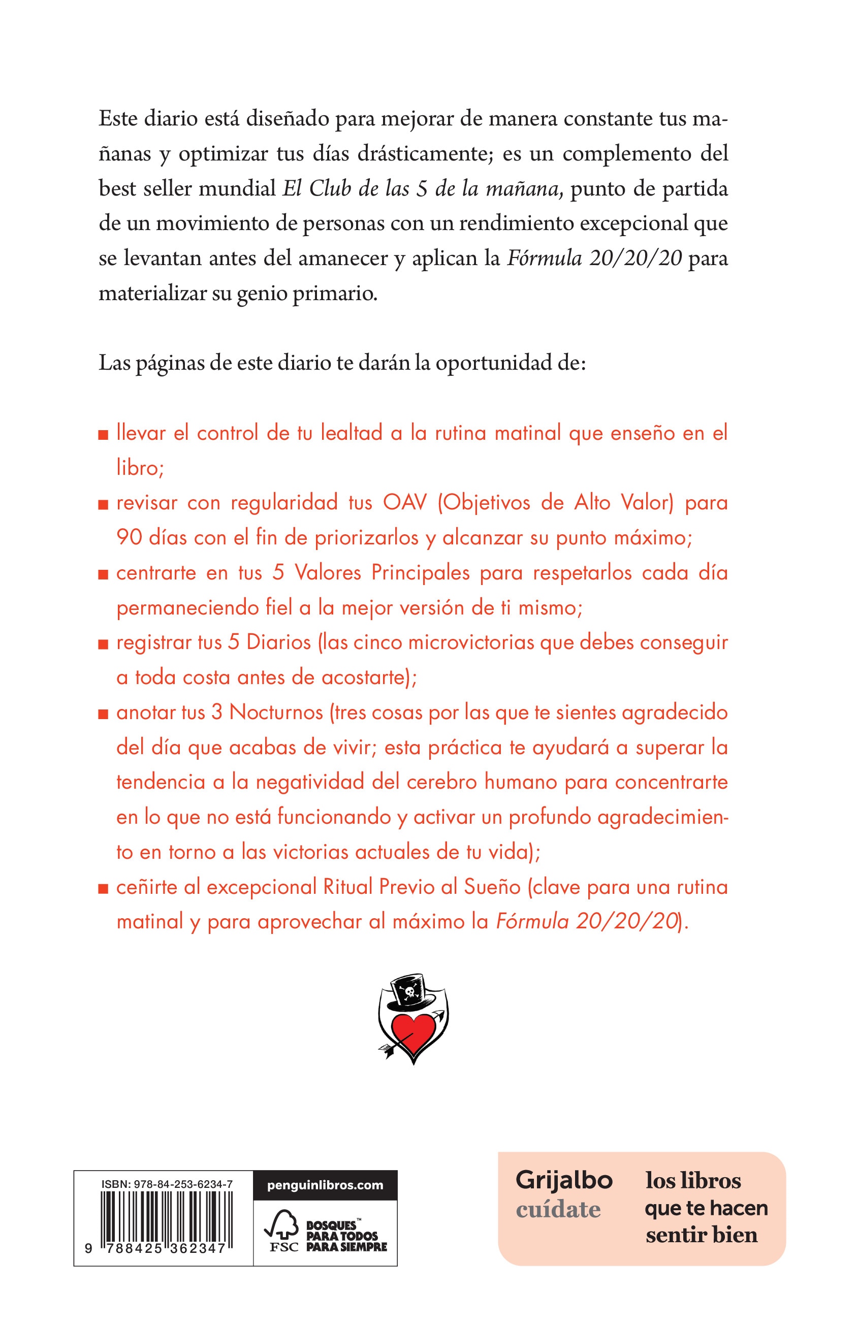 El diario de El Club de las 5 de la mañana: Controla tus mañanas (Capa mole) 2