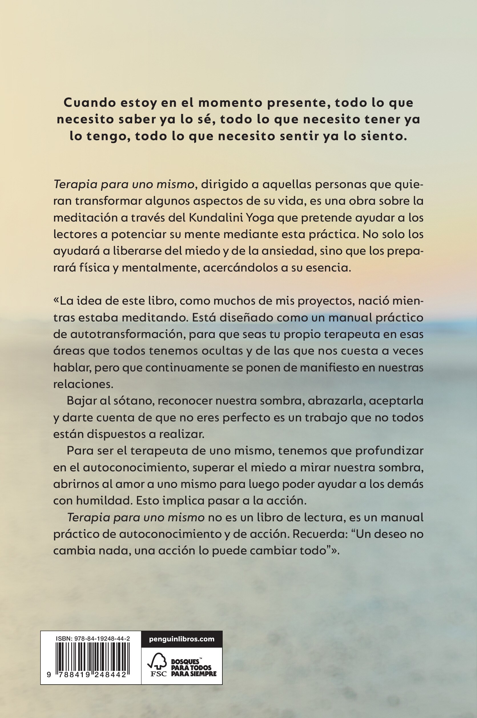 Terapia para uno mismo: Del deseo a la acción: 42 kriyas de Kundalini Yoga y 11 con gong  (Tapa blanda) 2
