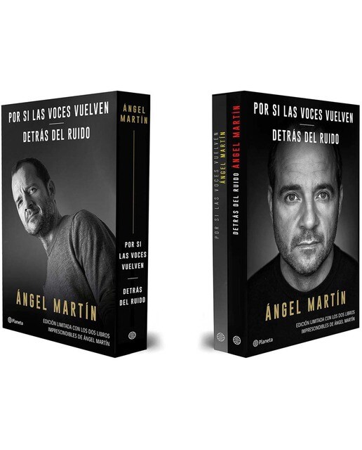 Imagem 0 de Estuche Ángel Martín (Por si las voces vuelven + Detrás del ruido) (Capa mole com abas)