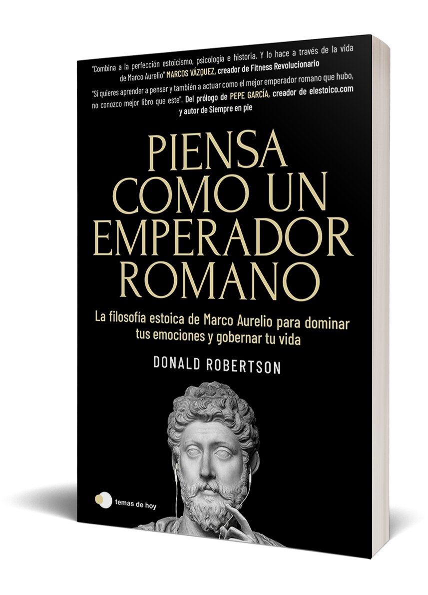 Piensa como un emperador romano: La filosofía estoica de Marco Aurelio para dominar tus emociones y gobernar tu vida (Capa mole com abas) 2