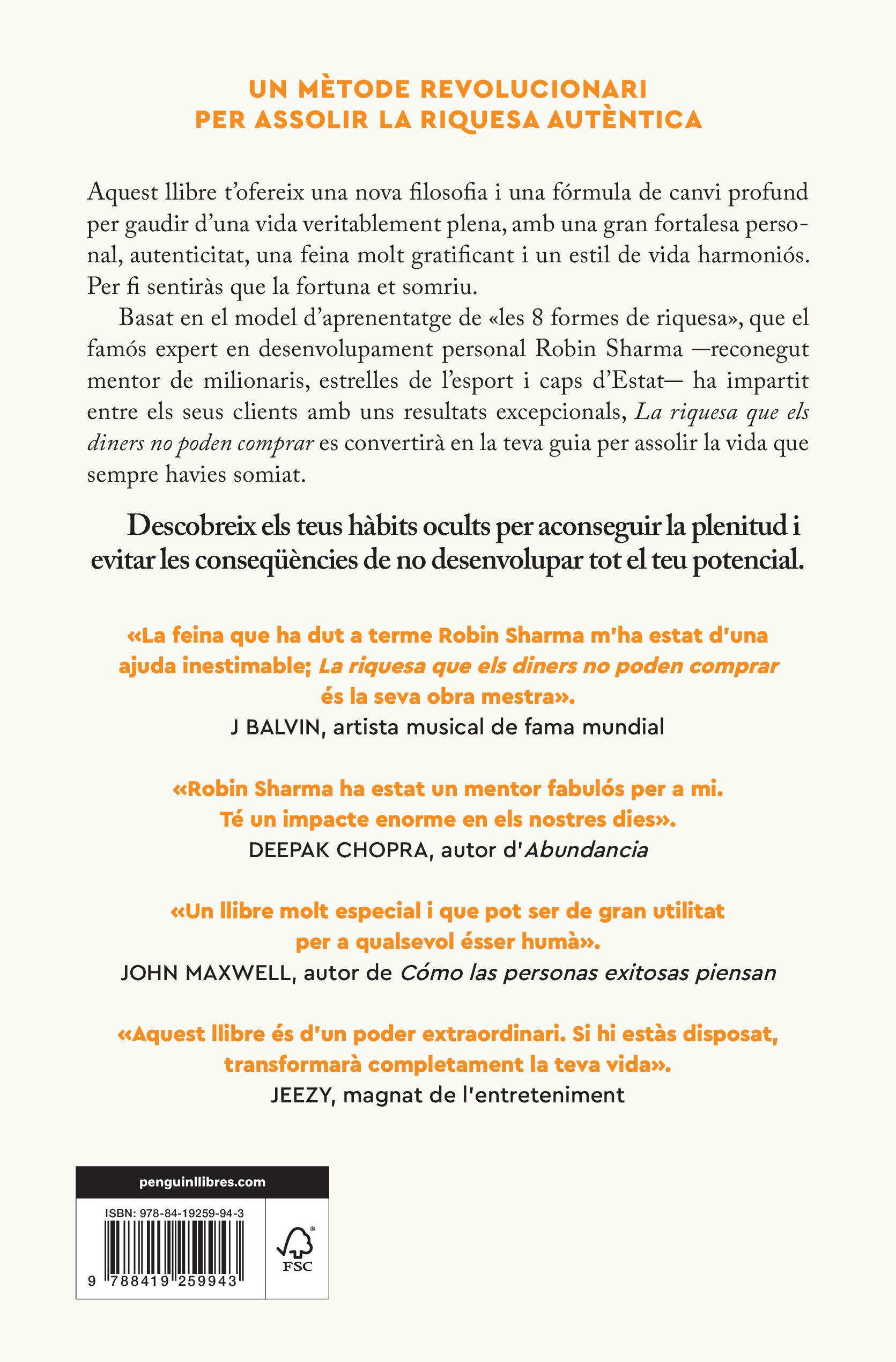 La riquesa que els diners no poden comprar: Els 8 hàbits ocults per a una vida plena (Capa mole) 2