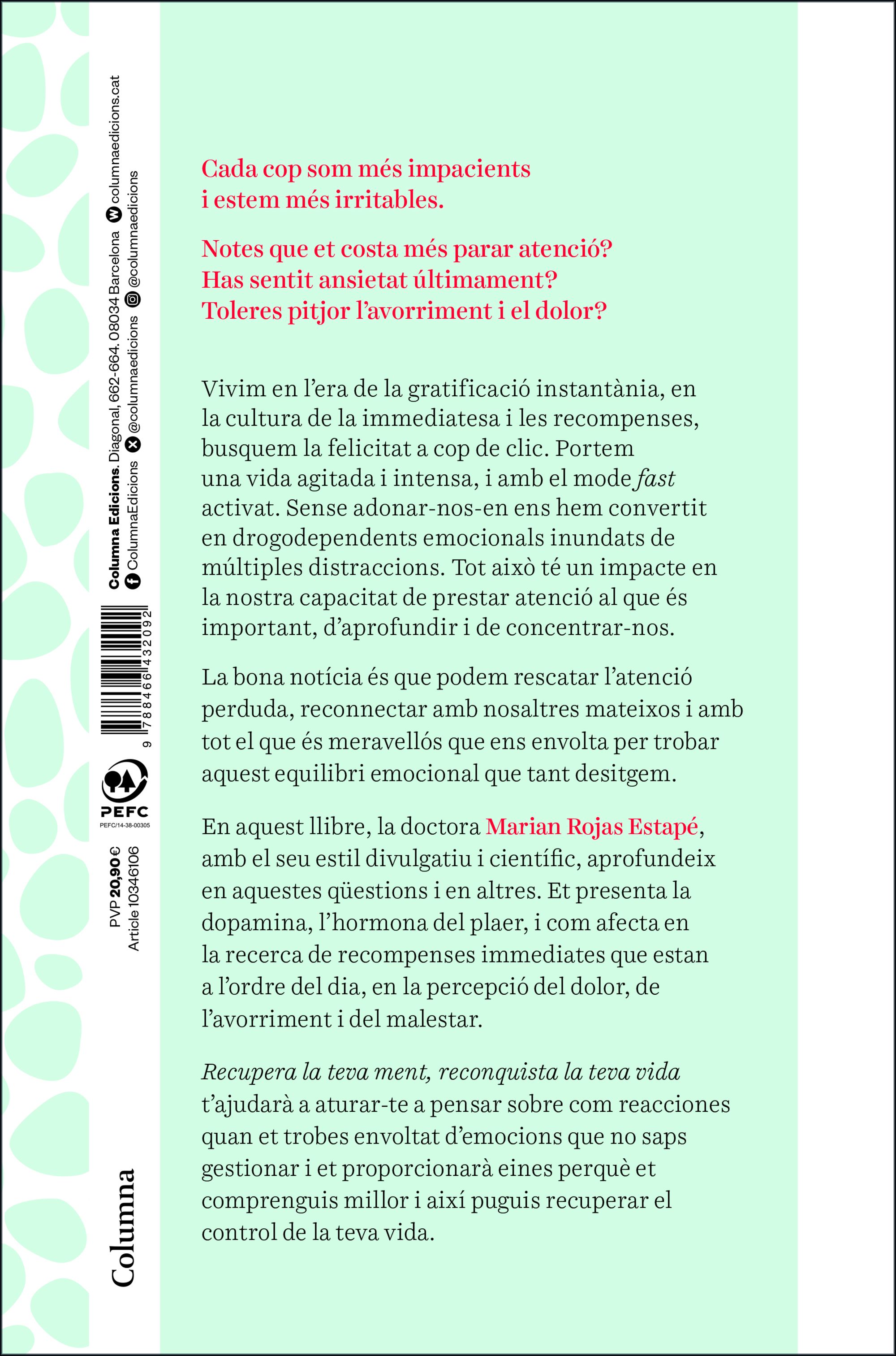 Recupera la teva ment, reconquista la teva vida (Capa mole com abas) 2
