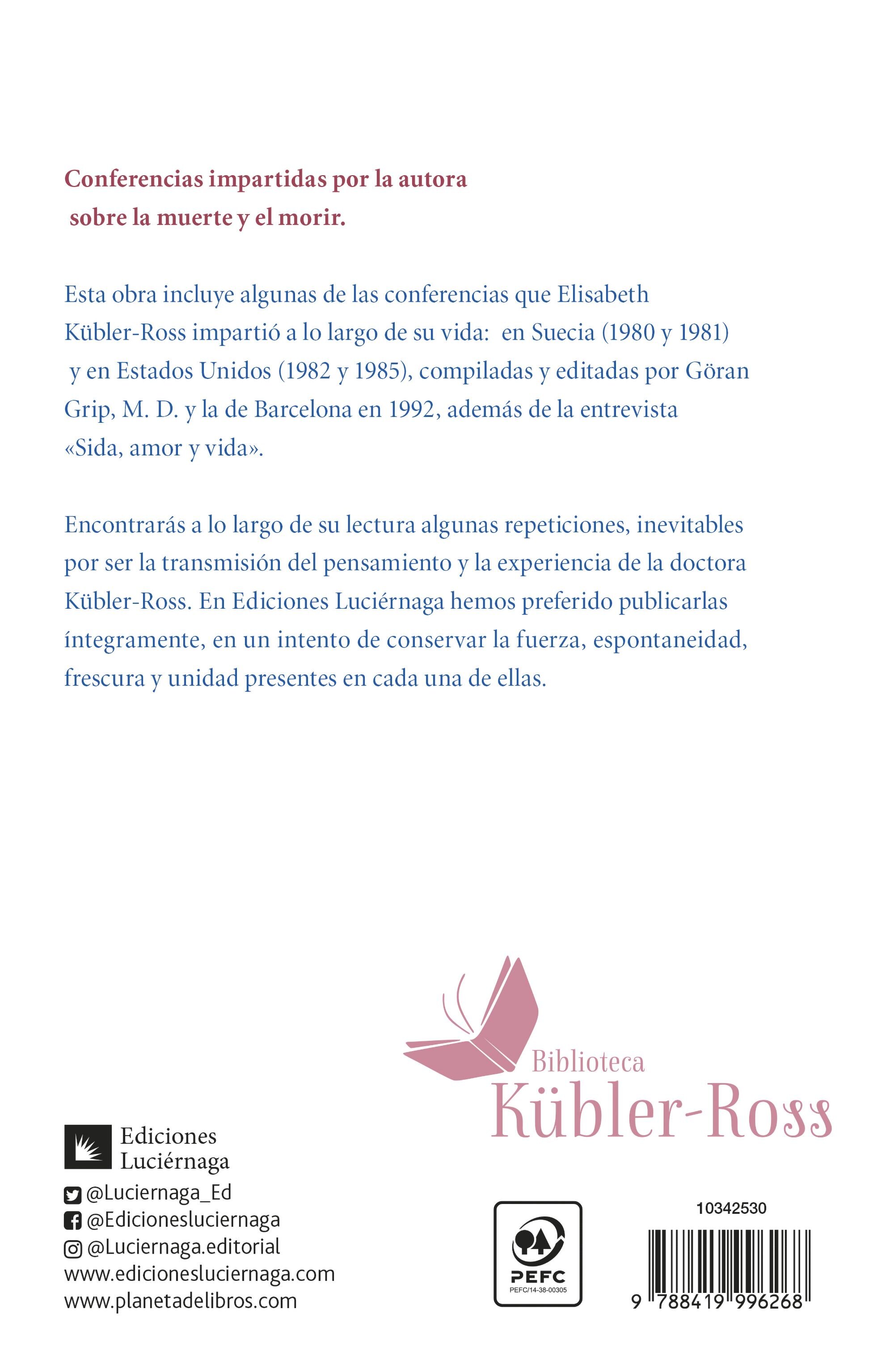 Conferencias. Morir es de vital importancia  (Tapa blanda Tapa blanda con solapas) 2
