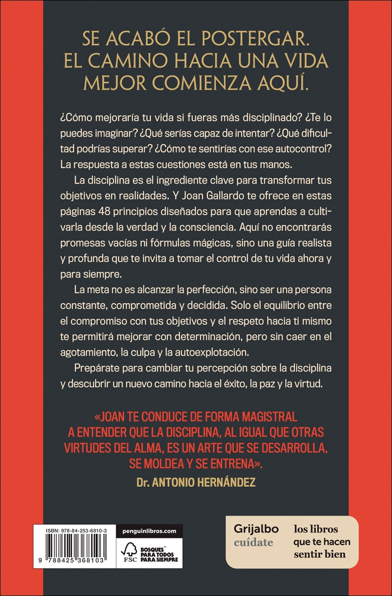 Las 48 reglas de la disciplina: No dejes para mañana la vida que podrías crear hoy  (Tapa blanda) 2