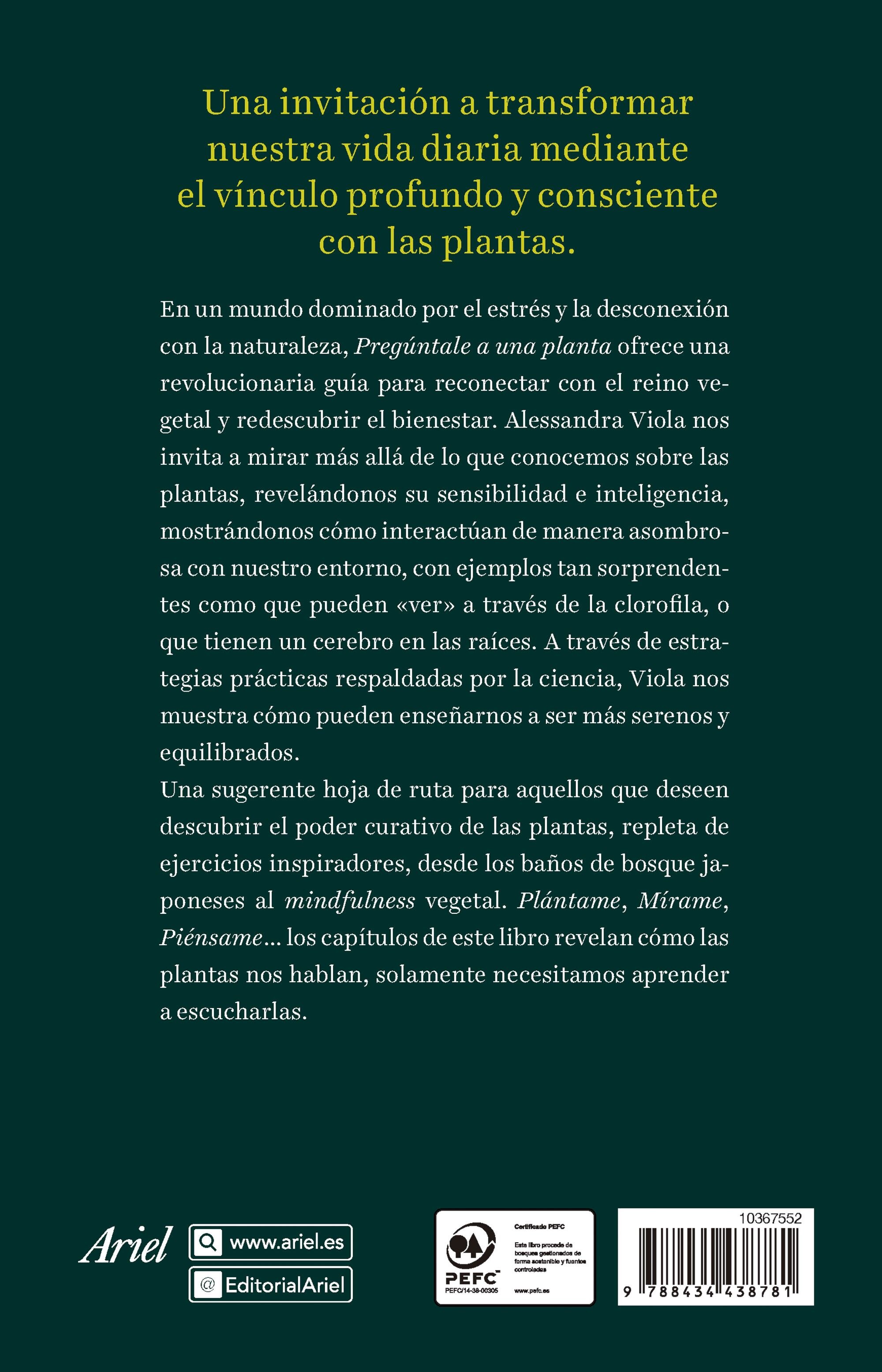 Pregúntale a una planta: Cómo las semillas, los árboles y las flores nos enseñan a ser felices (Capa mole com abas) 2