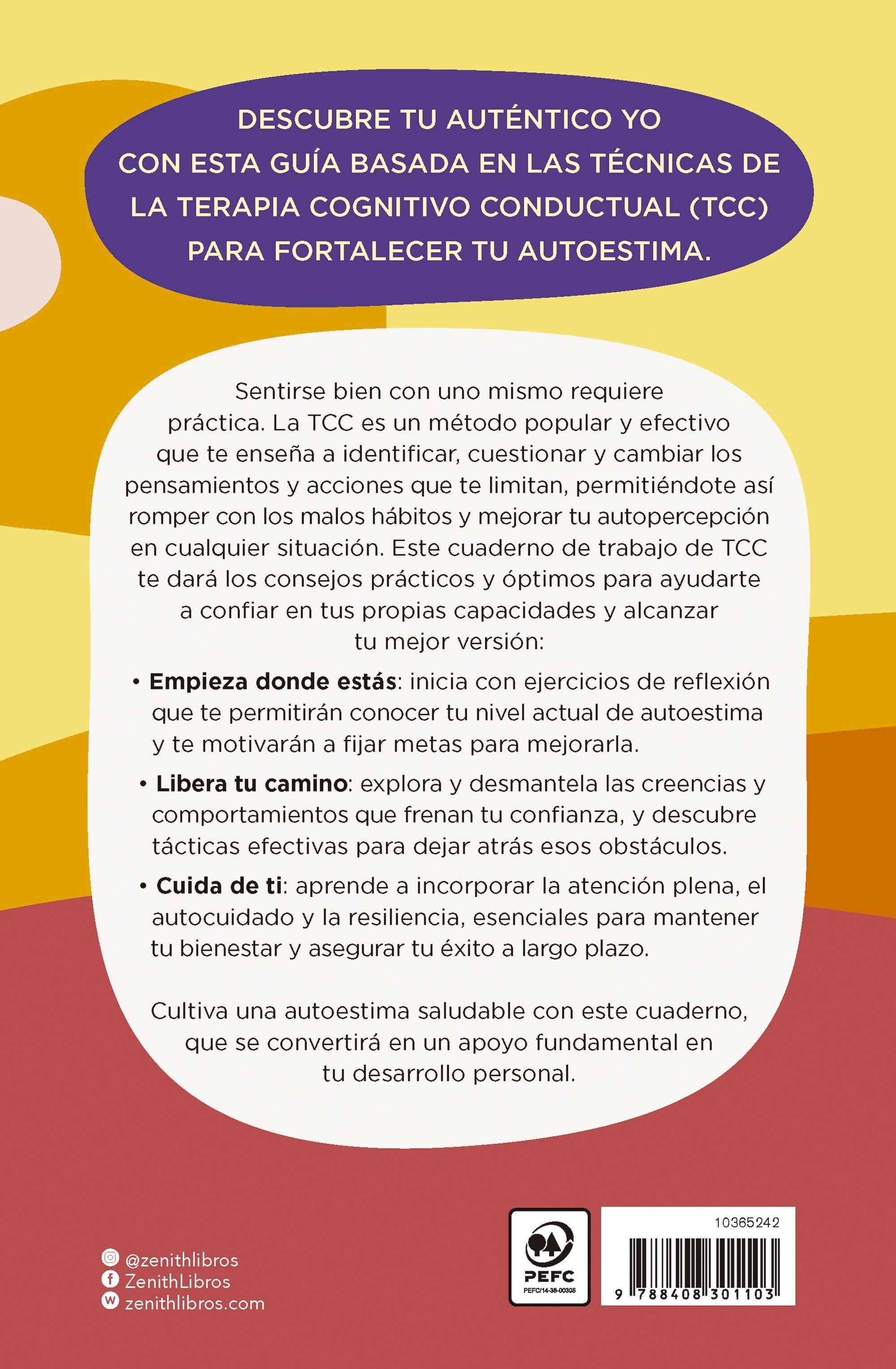 Trabaja tu autoestima: Un cuaderno práctico para identificar, cuestionar y reinventar tu forma de pensar y actuar (Capa mole com abas) 2
