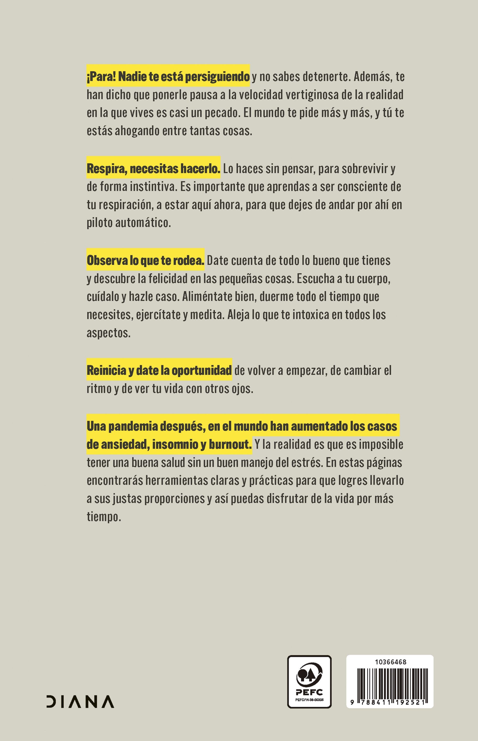 Antiestrés: Paro, respiro, observo y reinicio (Capa mole com abas) 2