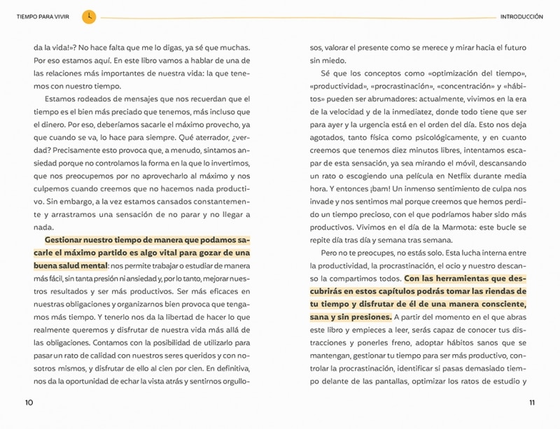 Tiempo para vivir: 100 herramientas psicológicas para optimizar tu tiempo de ocio, trabajo y descanso (Capa mole) 5