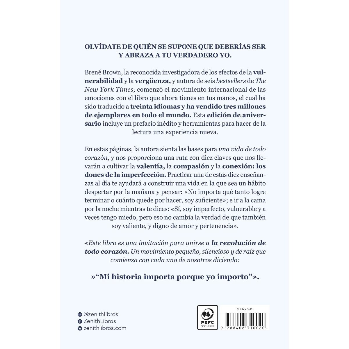 Los dones de la imperfección: Deja atrás lo que crees que deberías ser y abraza quien realmente eres (Capa mole com abas) 2