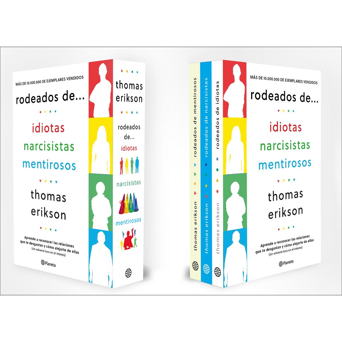 Imagem 0 de Estuche Rodeados: (Rodeados de idiotas / Rodeados de narcisistas / Rodeados de mentirosos) (Capa mole com abas)