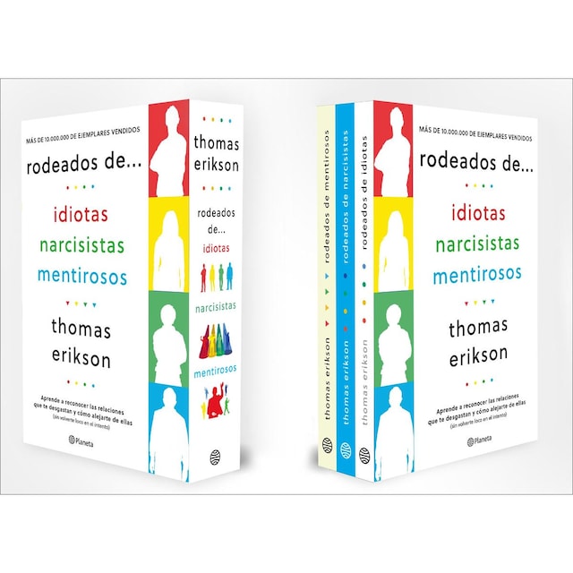Imagen 0 de Estuche Rodeados: (Rodeados de idiotas / Rodeados de narcisistas / Rodeados de mentirosos)  (Tapa blanda con solapas)