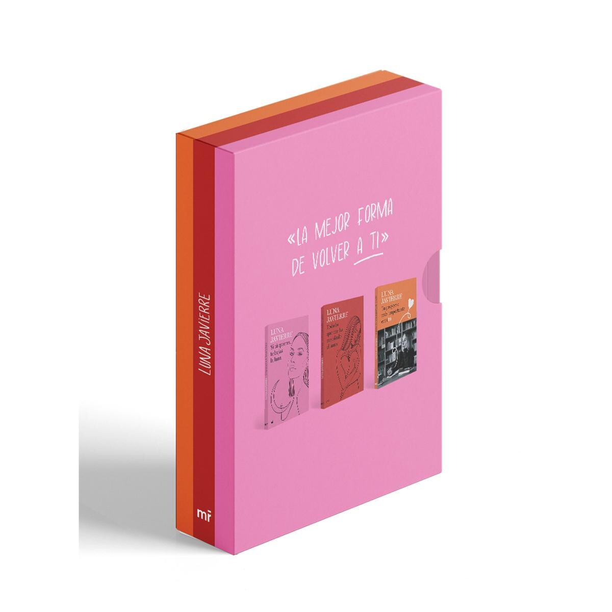 Estuche Luna Javierre: Si tú quieres, te bajas la luna + Todo lo que me ha enseñado el amor + Tu proyecto más importante eres tú (Capa mole com abas) 2