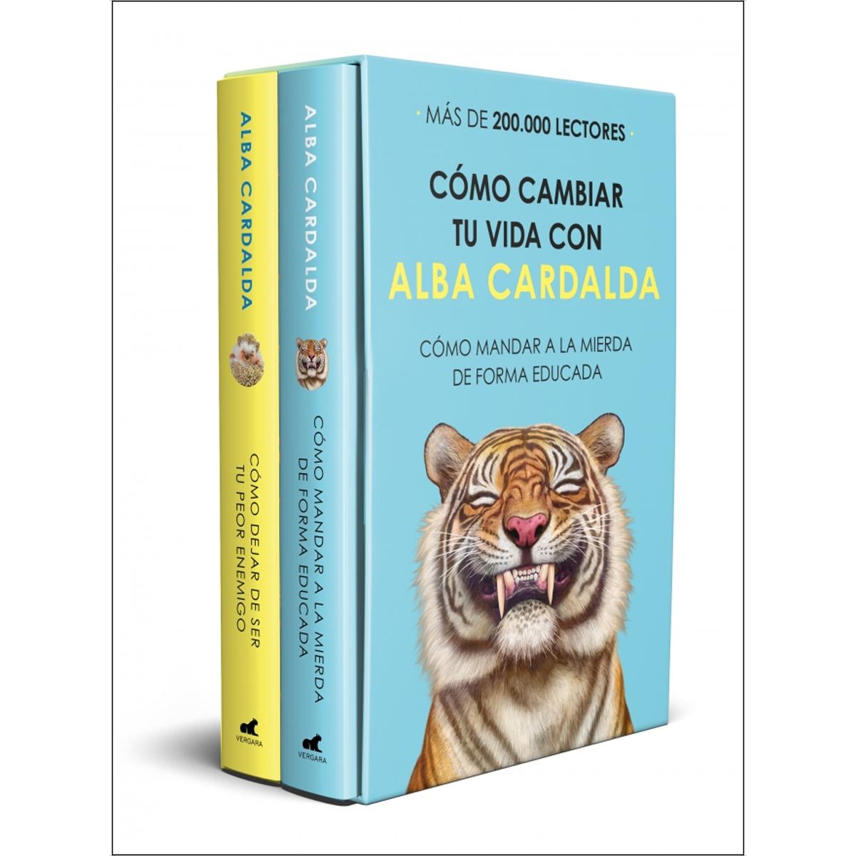 Imagem 0 de Cómo cambiar tu vida con Alba Cardalda: edición estuche con: Cómo mandar a la mierda de forma educada | Cómo dejar de ser tu peor enemig (Capa mole)