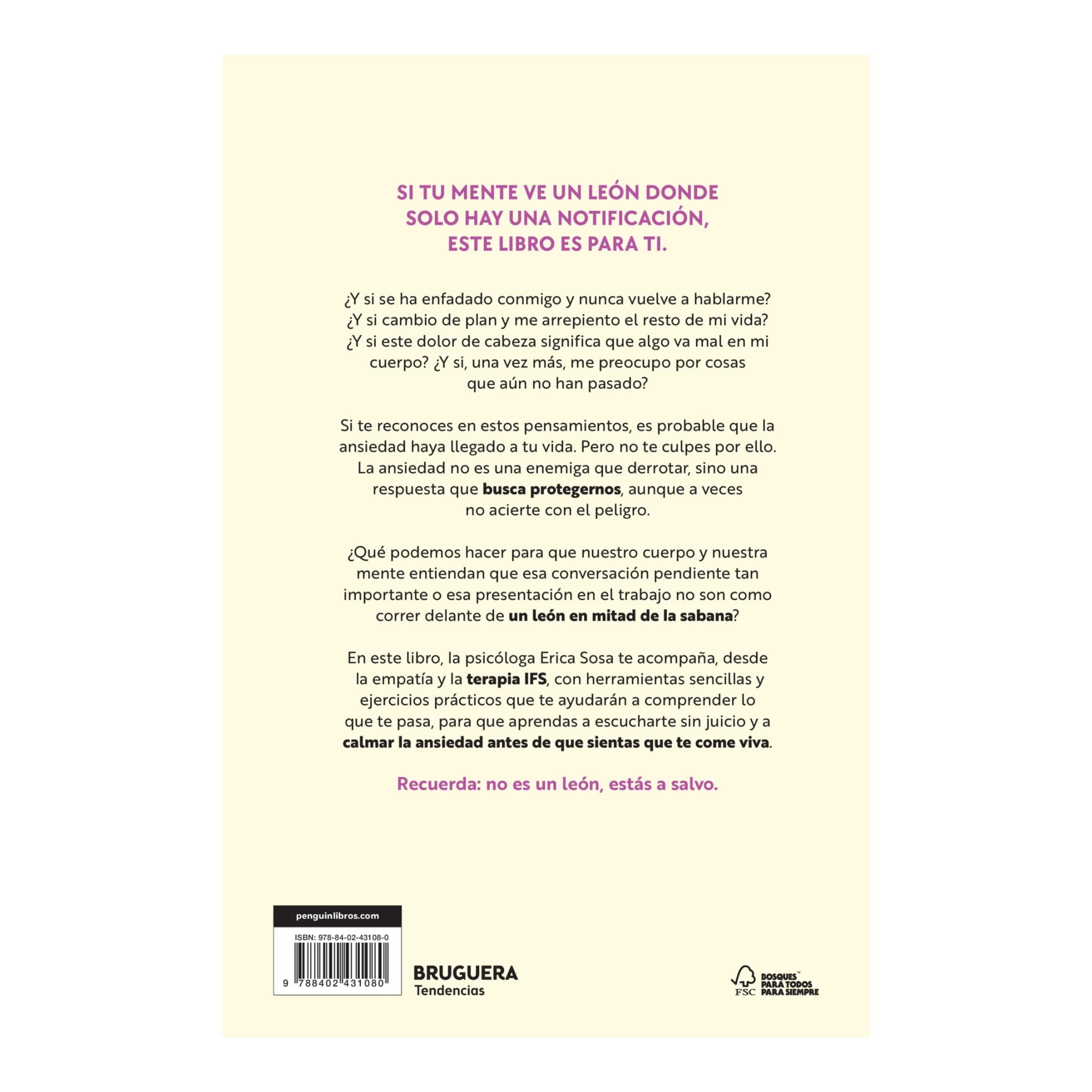No es un león, es ansiedad: Aprende a confiar en ti para liberarte de lo que pesa (Capa mole) 2