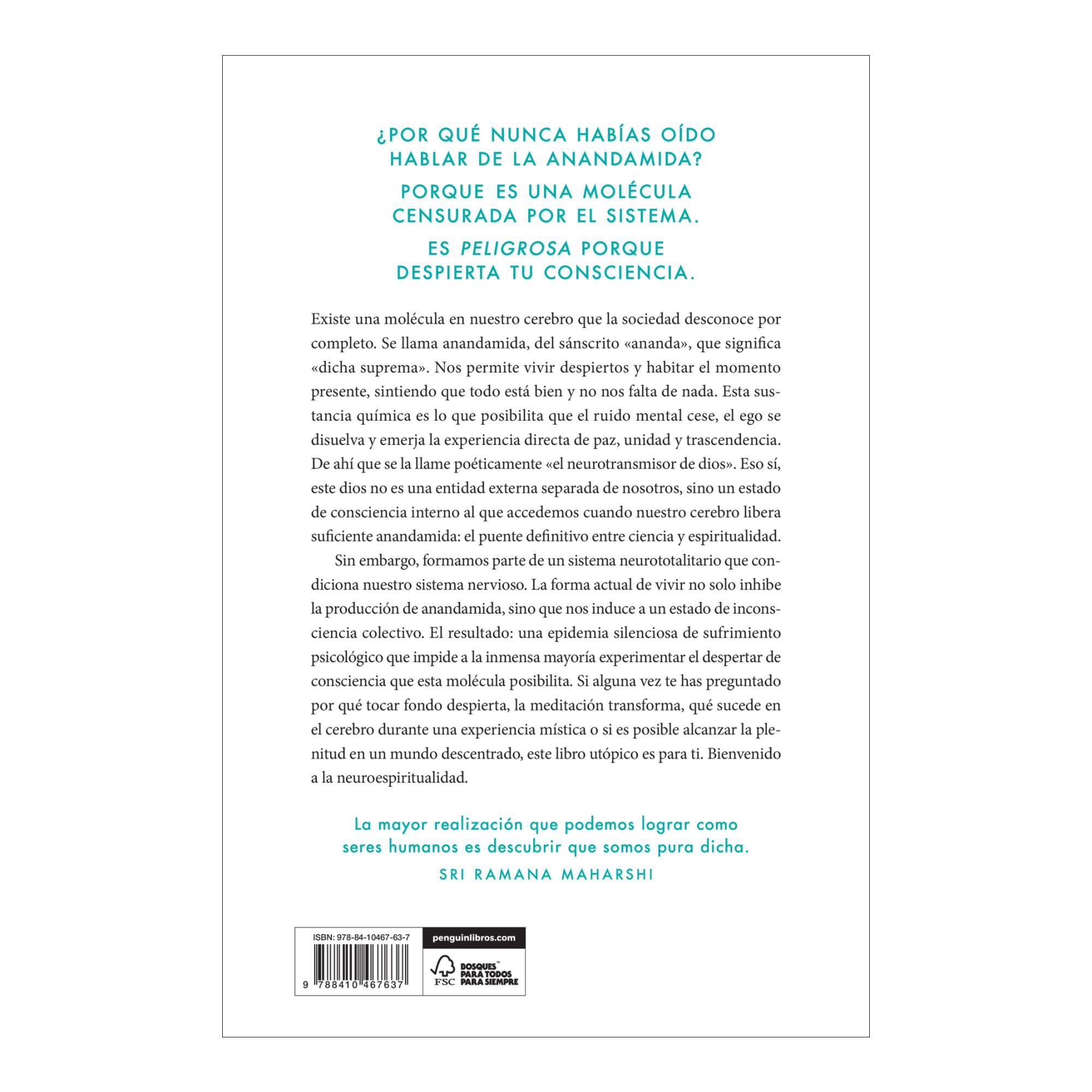 Anandamida, el neurotransmisor de Dios: La evidencia científica del despertar espiritual (Tapa blanda) 2