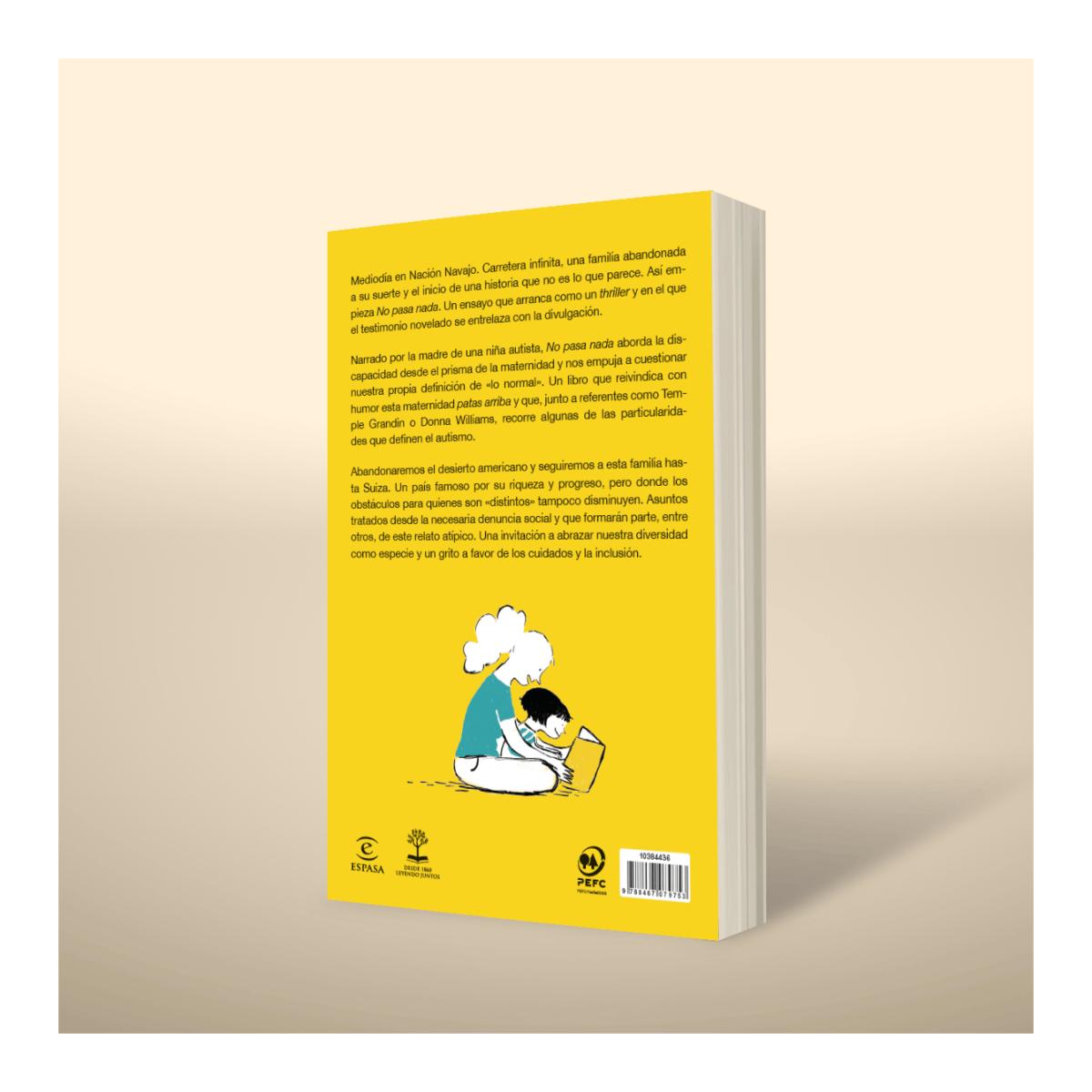 No pasa nada: Un libro atípico sobre autismo, discapacidad y maternidad patas arriba (Capa mole com abas) 2