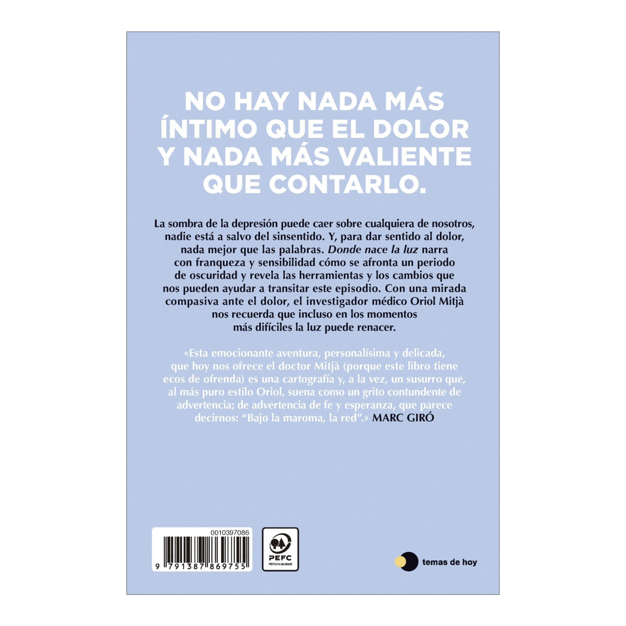 Donde nace la luz (Capa mole com abas) 2