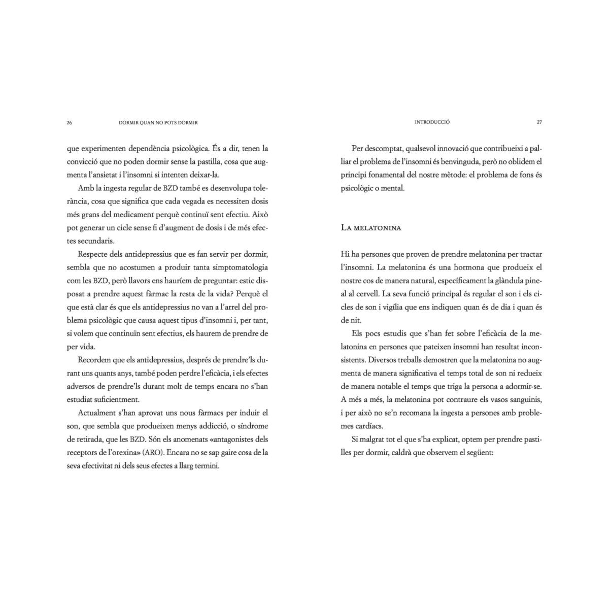 DORMIR QUAN NO POTS DORMIR  (Capa Mole) 2