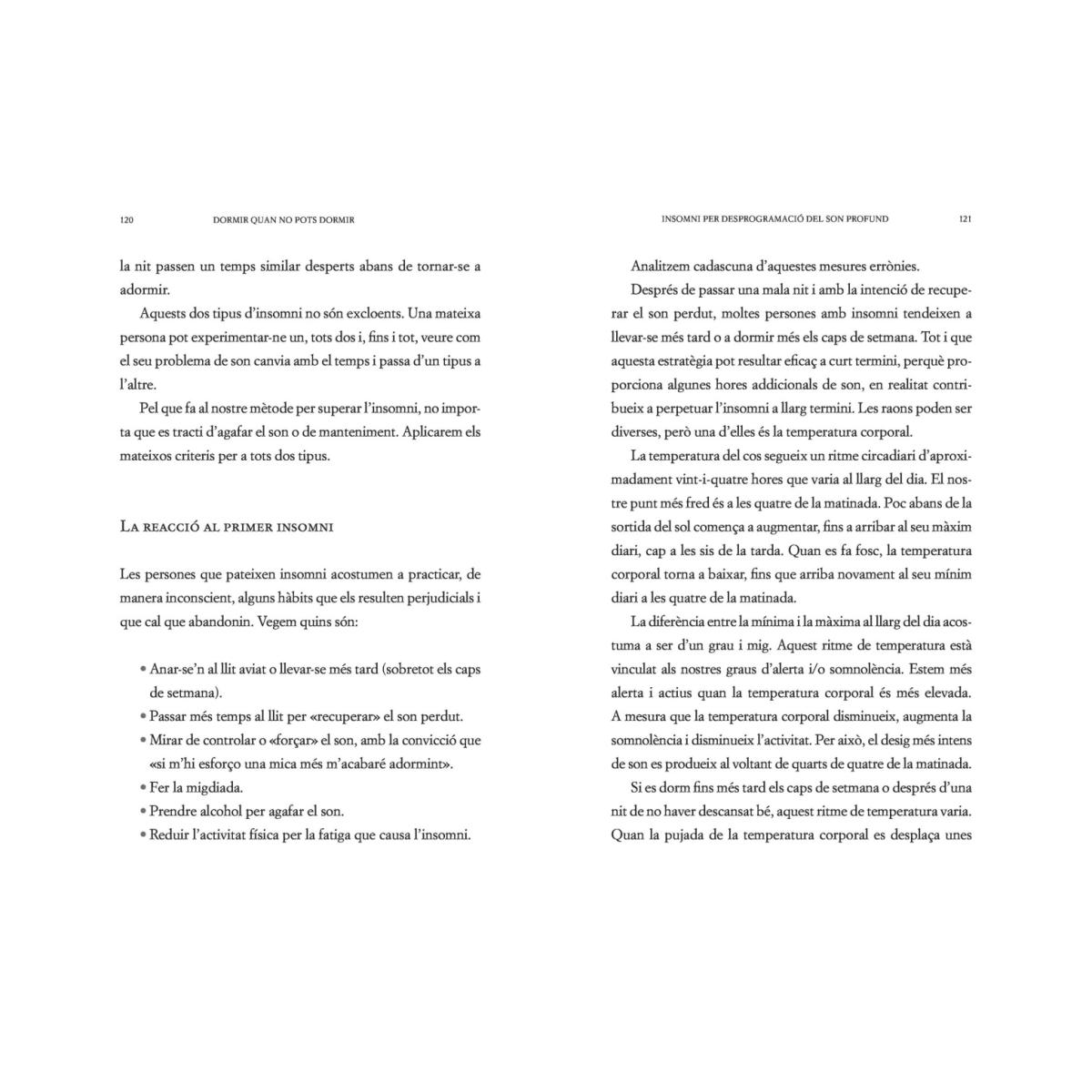 DORMIR QUAN NO POTS DORMIR  (Capa Mole) 5