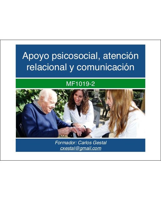 MF1019_2 Apoyo psicosocial, atención relacional y comunicativa en instituciones (Capa mole) 1