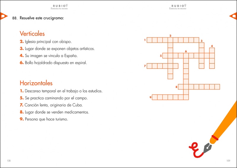 Ejercicios para potenciar la memoria y la concentración (edición exclusiva) (rubio. Entrena tu mente) 9