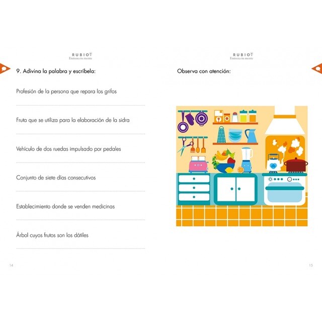 Ejercicios prácticos para mantener tu memoria en forma (Rubio. Entrena tu mente) 5