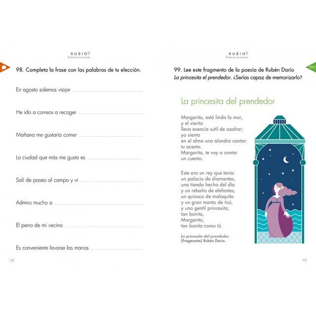 Ejercicios prácticos para mantener tu memoria en forma (Rubio. Entrena tu mente) 6