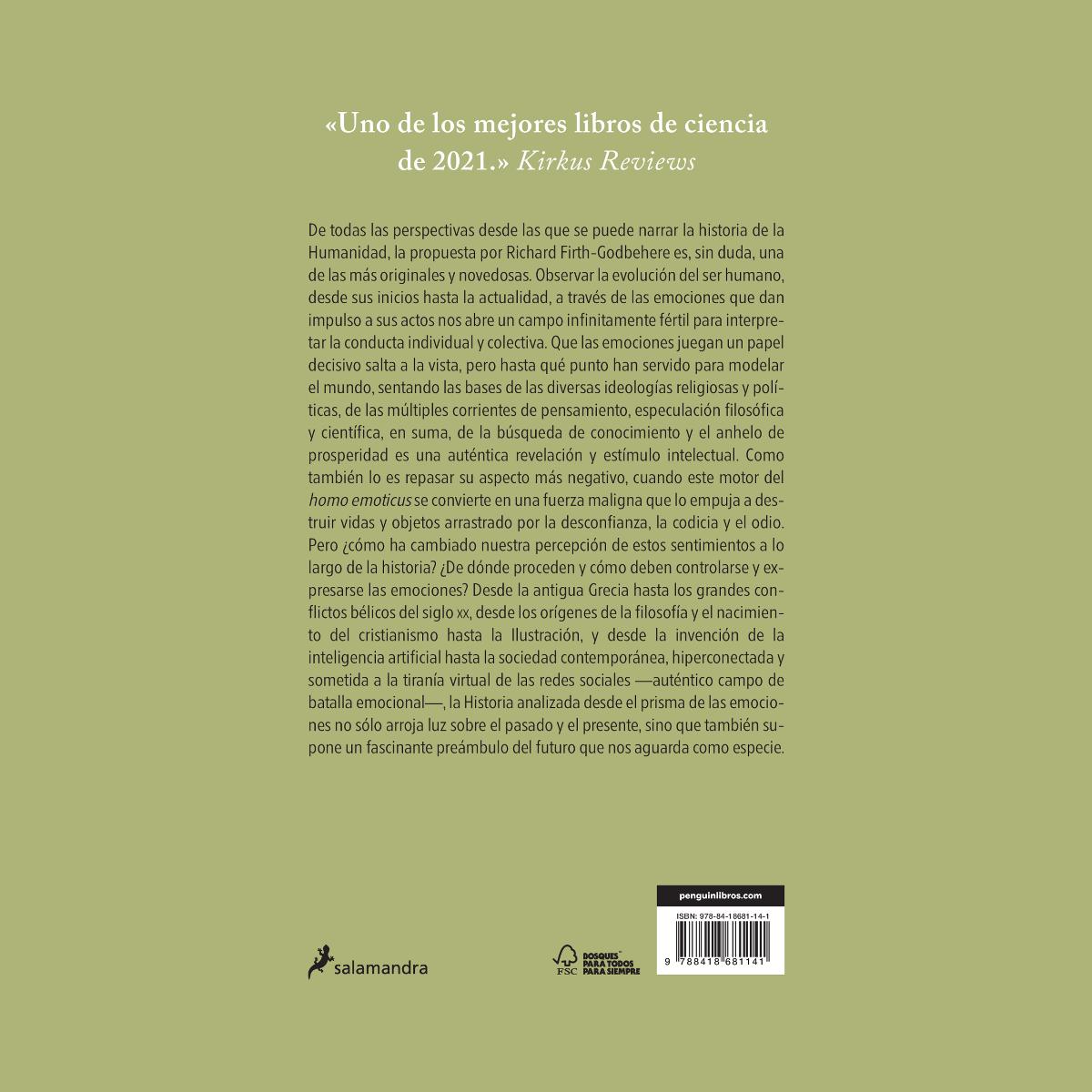 Homo emoticus: La historia de la Humanidad contada a través de las emociones  (Tapa blanda) 2