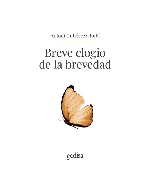 Breve elogio de la brevedad  (Tapa blanda con solapas) 1