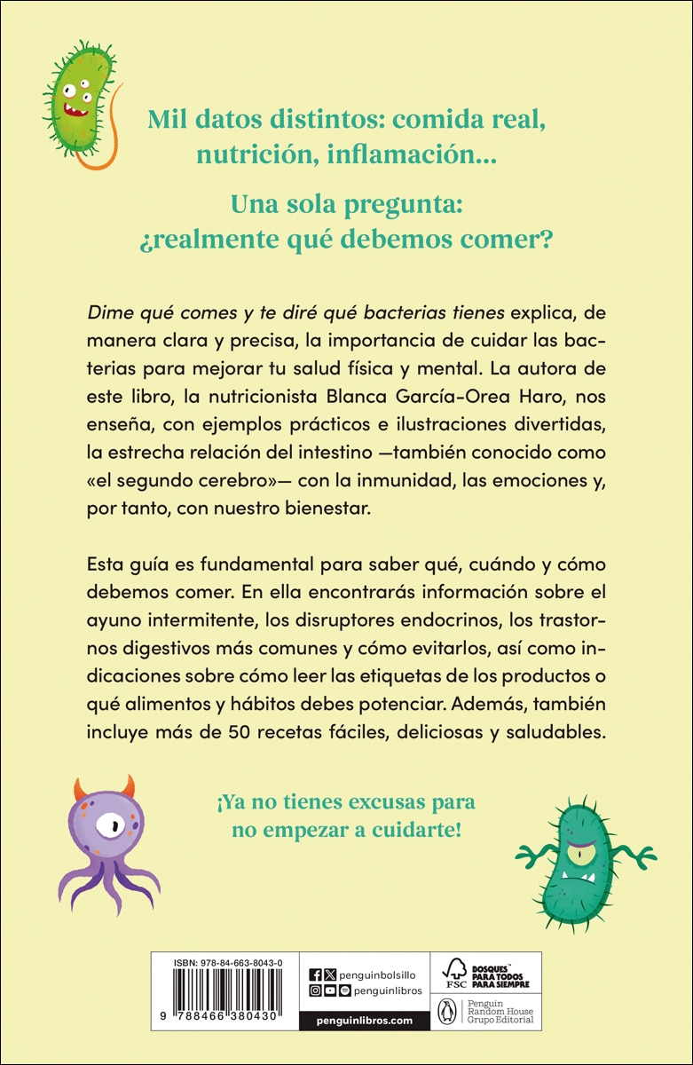 Dime qué comes y te diré qué bacterias tienes  (Tapa blanda) 3
