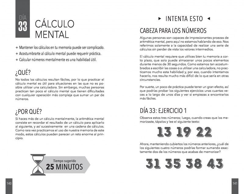 Entrena tu cerebro: Ejercita, fortalece y mantén tu agilidad mental en 40 días (Capa mole) 4