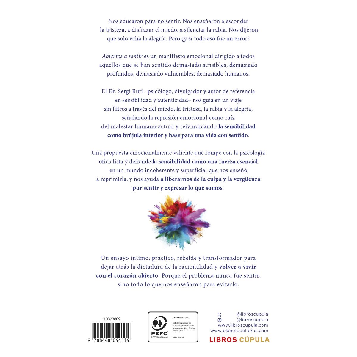 Abiertos a sentir: Aprende a compartir tus emociones y disfruta de tu sensibilidad (Capa mole com abas) 2