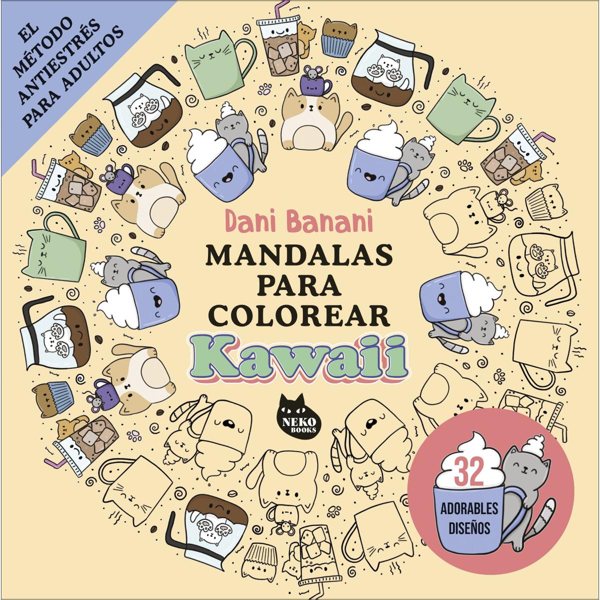 Imagem 0 de Mandalas para colorear kawaii: El método anti-stress para adultos (Capa mole)