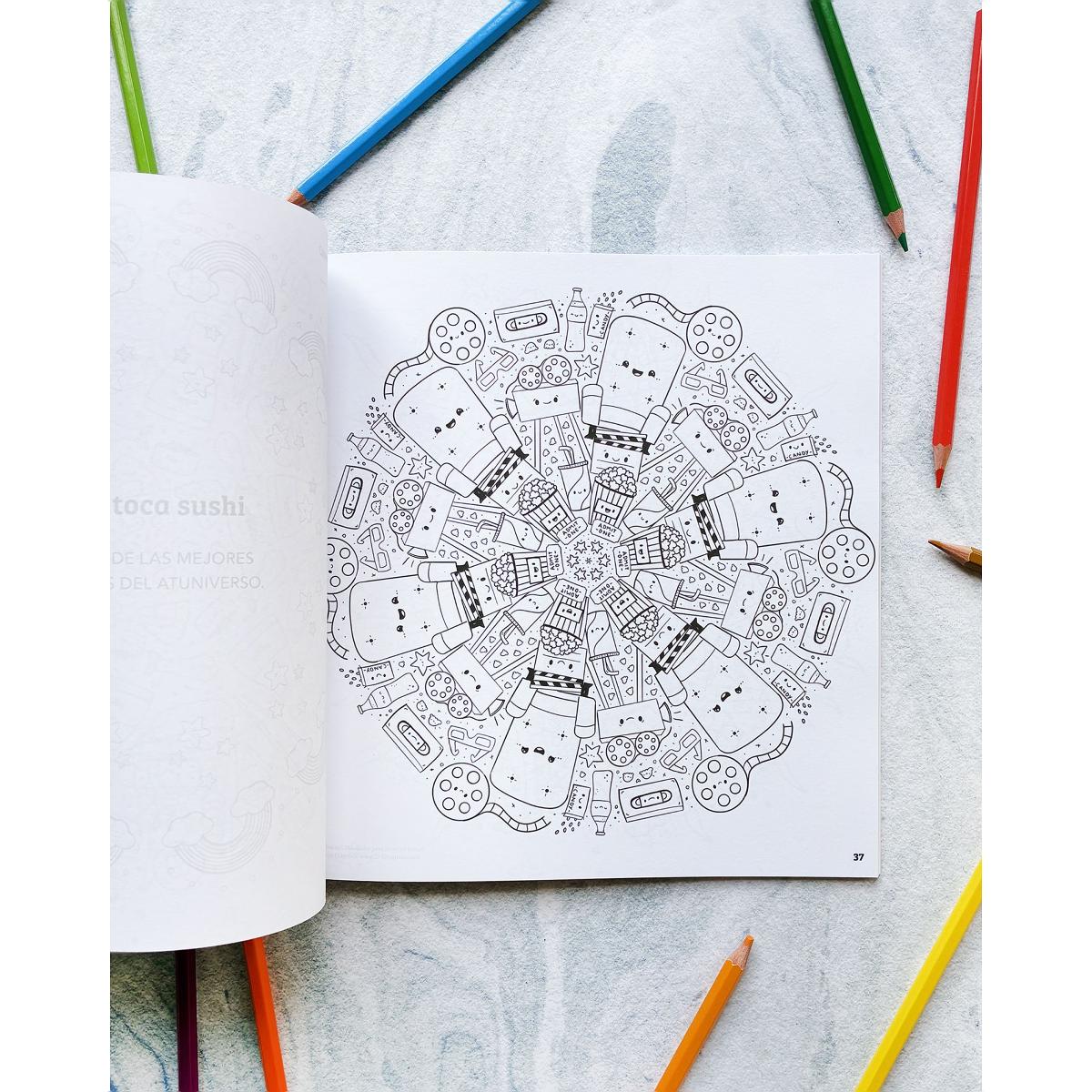 Mandalas para colorear kawaii: El método anti-stress para adultos (Capa mole) 4