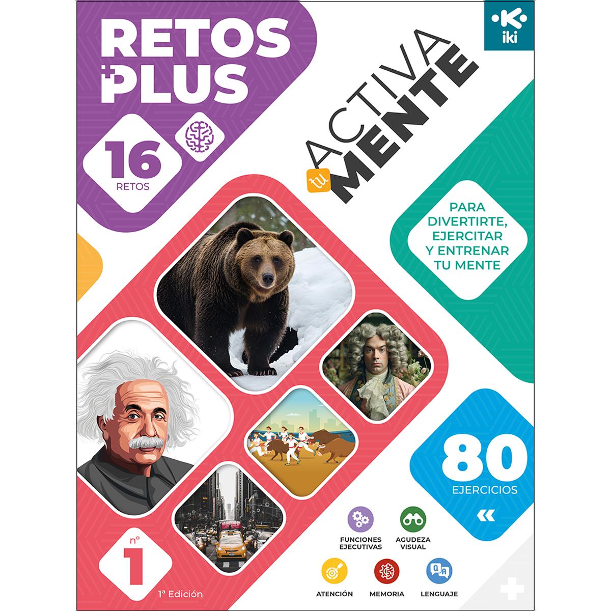 ACTIVA TU MENTE - RETOS PLUS - Nº 1 (Capa mole) 1