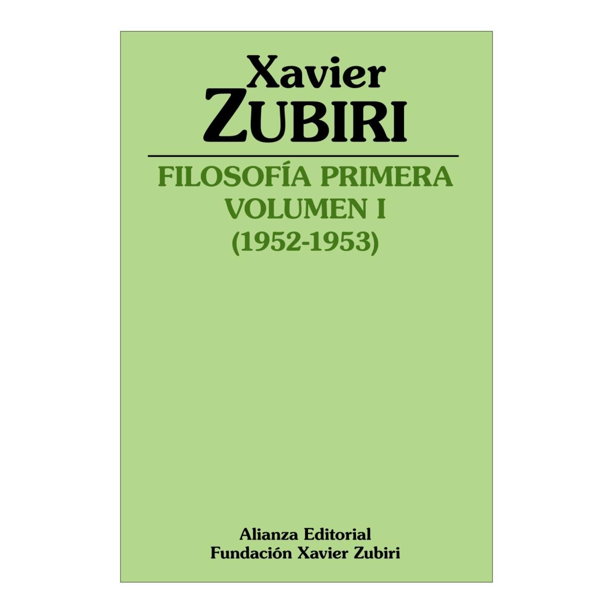 Imagem 0 de Filosofía primera (1952-1953): Volumen I (Capa mole com abas)