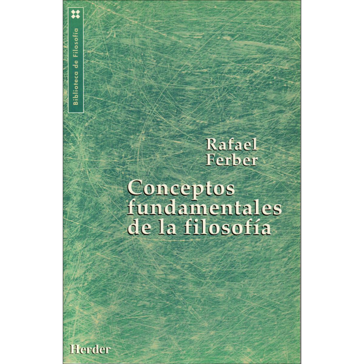 Conceptos fundamentales de la filosofía(Tapa blanda) 1