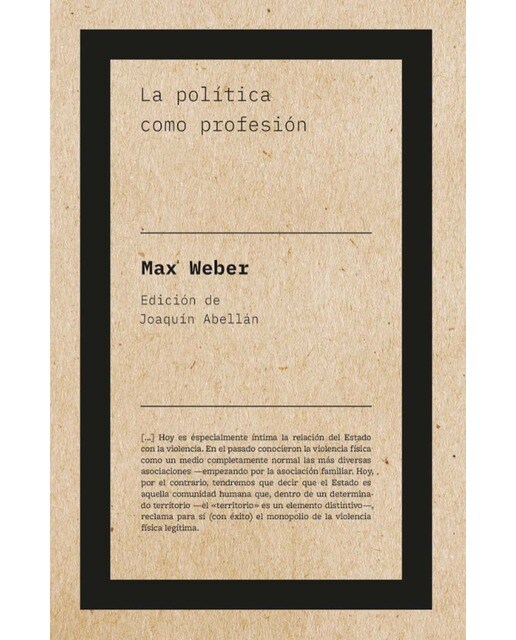 La política como profesión(Tapa blanda) 1
