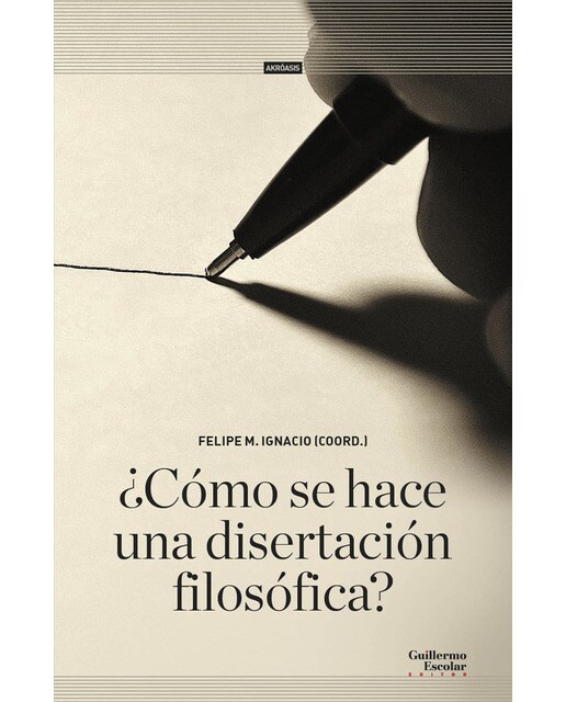 Imagen 0 de ¿cómo se hace una disertación filosófica? (Tapa blanda)