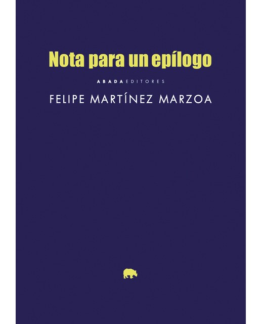 Imagen 0 de Nota para un epílogo (Tapa blanda)