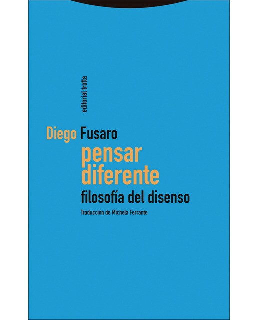Pensar diferente: Filosofía del disenso (Capa mole com abas) 1