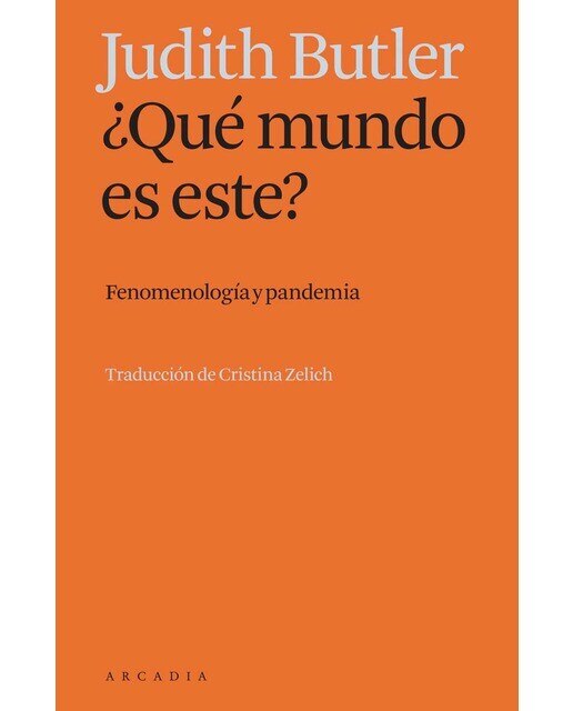 ¿Qué mundo es este?: Fenomenología y pandemia 1