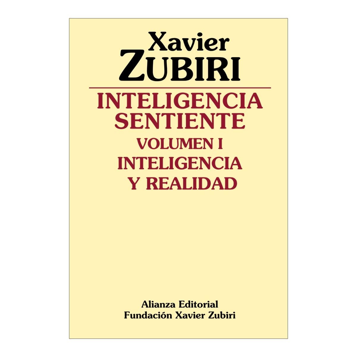 Inteligencia sentiente: Inteligencia y realidad (Capa mole com abas) 1